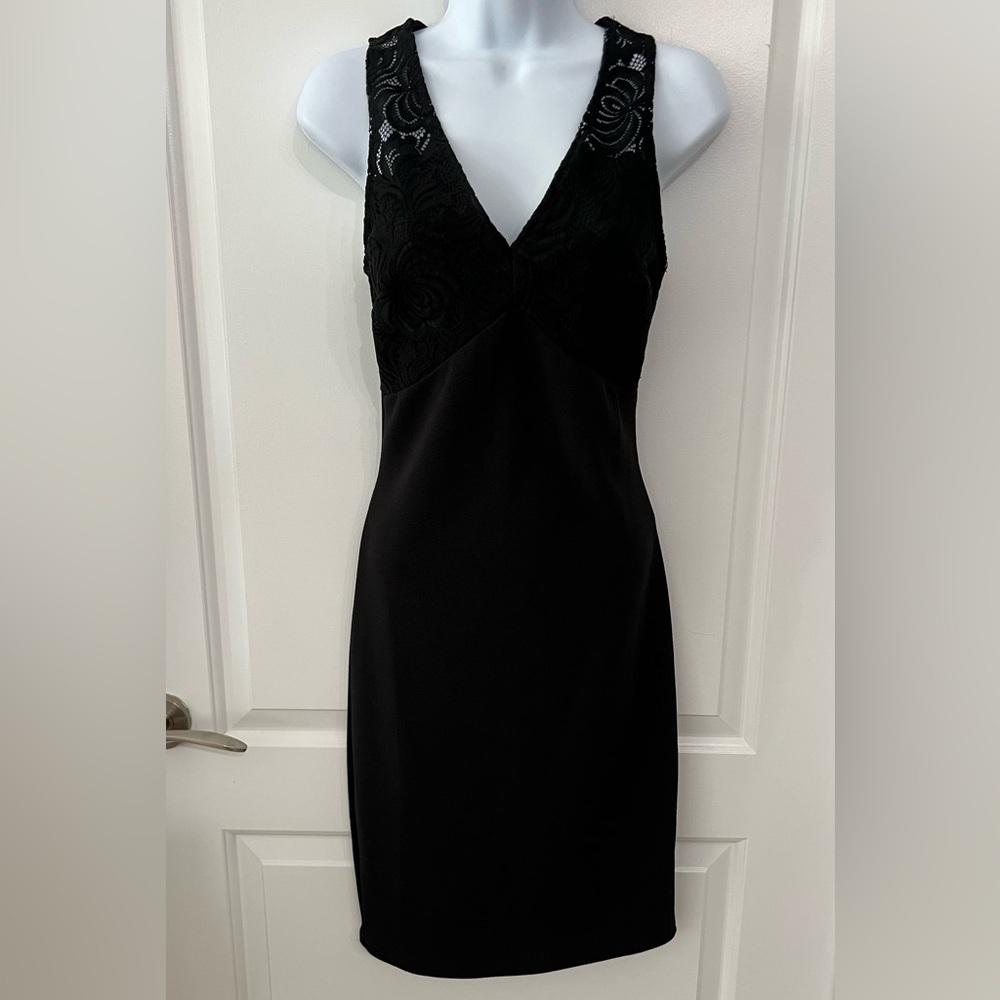 Elegant Black Lace Dress